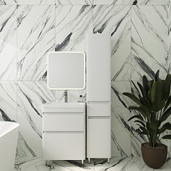 Style Line Тумба с раковиной напольная Атлантика 60, Люкс антискрейч, PLUS – фотография-8